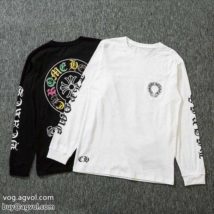 ブランド コピー  2022&nbsp;長袖Tシャツ送料込み 希少品超必須アイテムCHROME HEARTS_0_4
