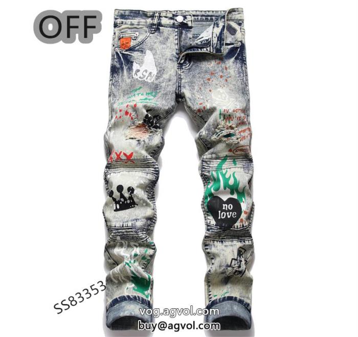 ジーンズブランド 偽物 激安Off-Whiteトップスからチラ見える安心新作売切れ続出_0_1