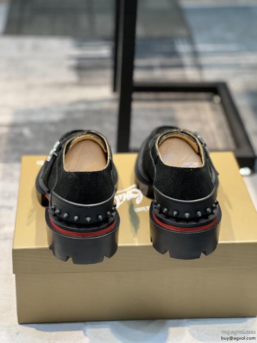 男性用靴偽物 ブランドクリスチャンルブタンお手頃価格今っぽいトレンド_0_1