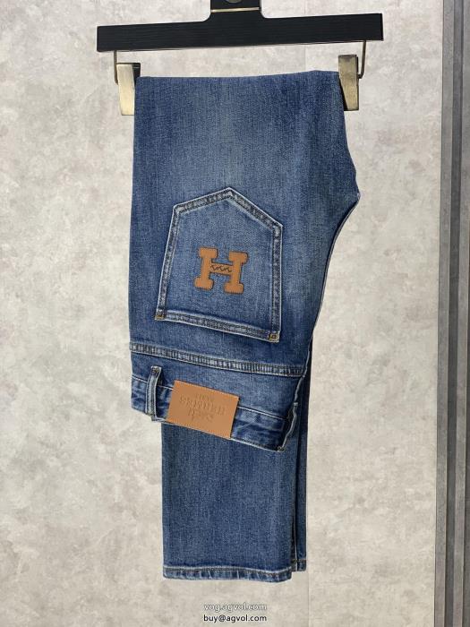 ジーンズHERMESブランド フェイク必买海外よりお届け　限定品着まわしアクセント_0_0