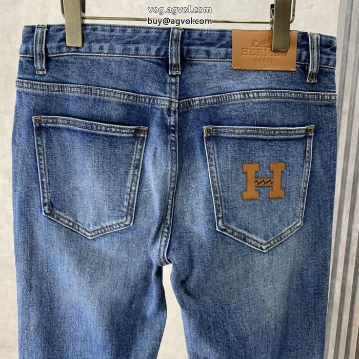 ジーンズHERMESブランド フェイク必买海外よりお届け　限定品着まわしアクセント_0_2