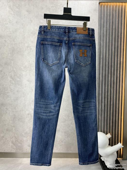 ジーンズHERMESブランド フェイク必买海外よりお届け　限定品着まわしアクセント_0_5