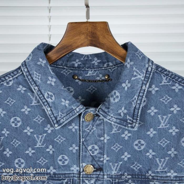 ルイ ヴィトンブランド 偽物 通販高等材料牛仔服数量限定奇跡の入荷秋らしいきれい色のように_0_1