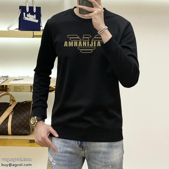 精緻でユニークアルマーニ ARMANIコピー ブランド秋冬ファッション長袖パーカー品のよさを感じさおしゃれを楽しむ！_0_2