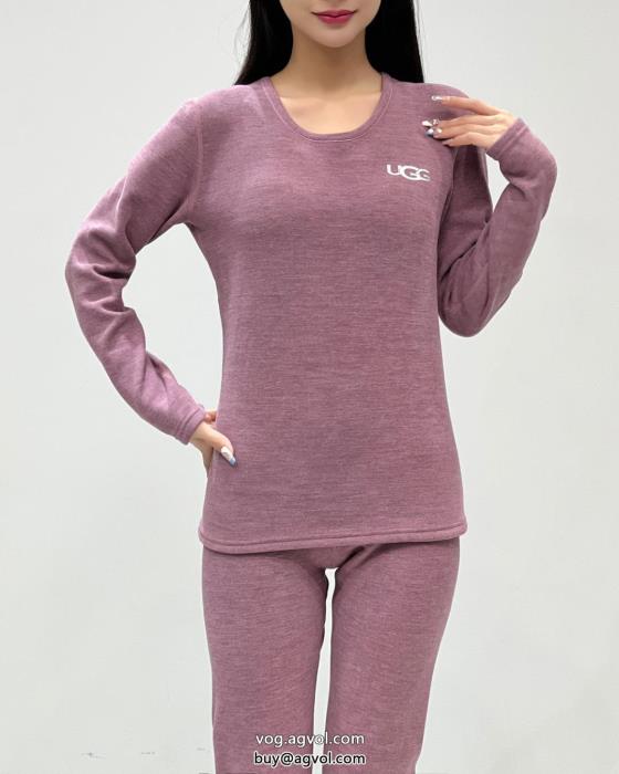 防寒の神器です!男女兼用UGGカップル用アルパベージュ厚手の保温インナーセットです_0_1
