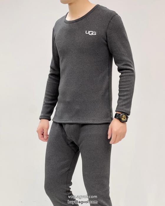 防寒の神器です!男女兼用UGGカップル用アルパベージュ厚手の保温インナーセットです_0_0