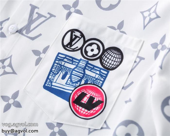 ルイ ヴィトン LOUIS VUITTON使い勝手の良いトレンド大人の色味ハイエンド長袖Tシャツブランド コピー  _0_2