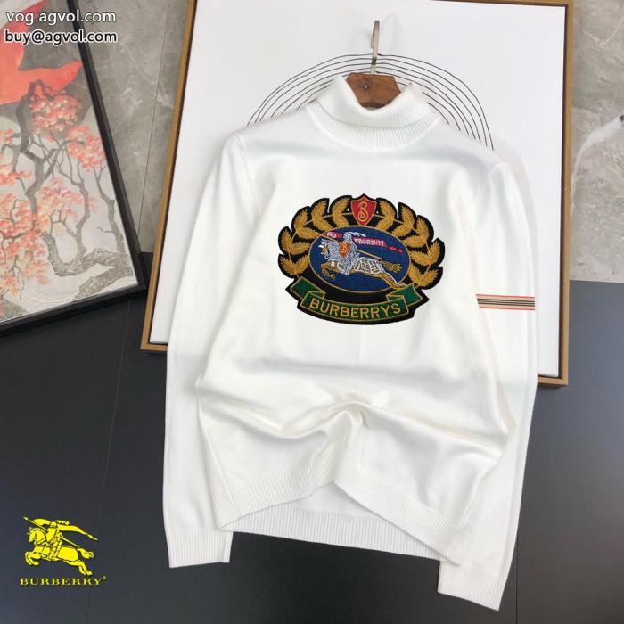 バーバリー BURBERRY新秋セールアイテム最安価格新品質感が上等ブランド レプリカタートルネックのセーター_0_2