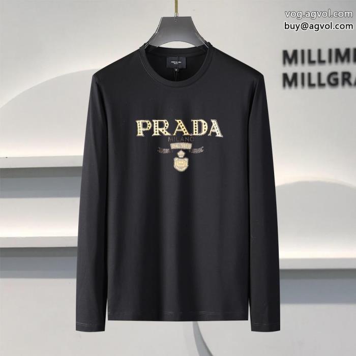 長袖Tシャツプラダ PRADAブランド 偽物 通販人気の高さ激安通販おすすめセールハイエンド_0_2