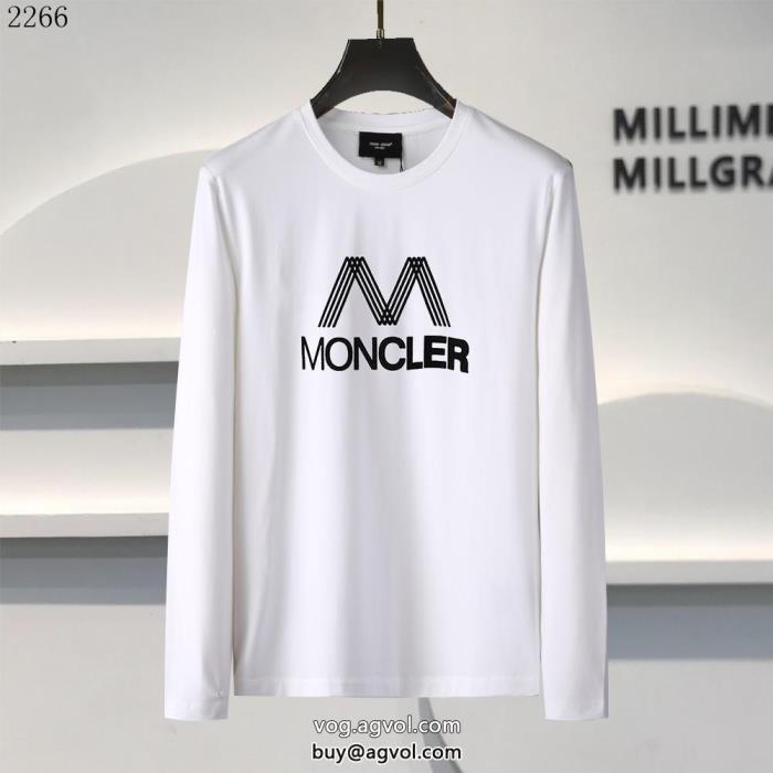 すごく稀少カラー品良くおしゃれ長袖Tシャツコピー ブランド質感が上等モンクレール MONCLER_0_2