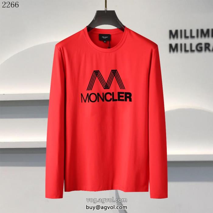 すごく稀少カラー品良くおしゃれ長袖Tシャツコピー ブランド質感が上等モンクレール MONCLER_0_1