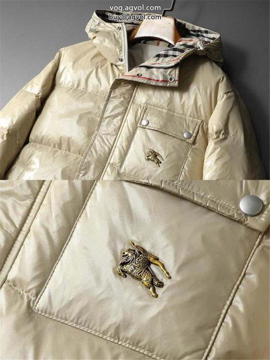 BURBERRYブランド 品 コピーシンプルなファッションの一枚ファッションに新しい色ダウンジャケット超火新モデル_0_0
