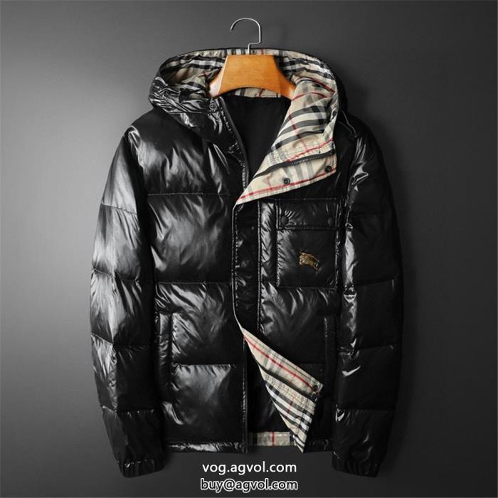 BURBERRYブランド 品 コピーシンプルなファッションの一枚ファッションに新しい色ダウンジャケット超火新モデル_0_1