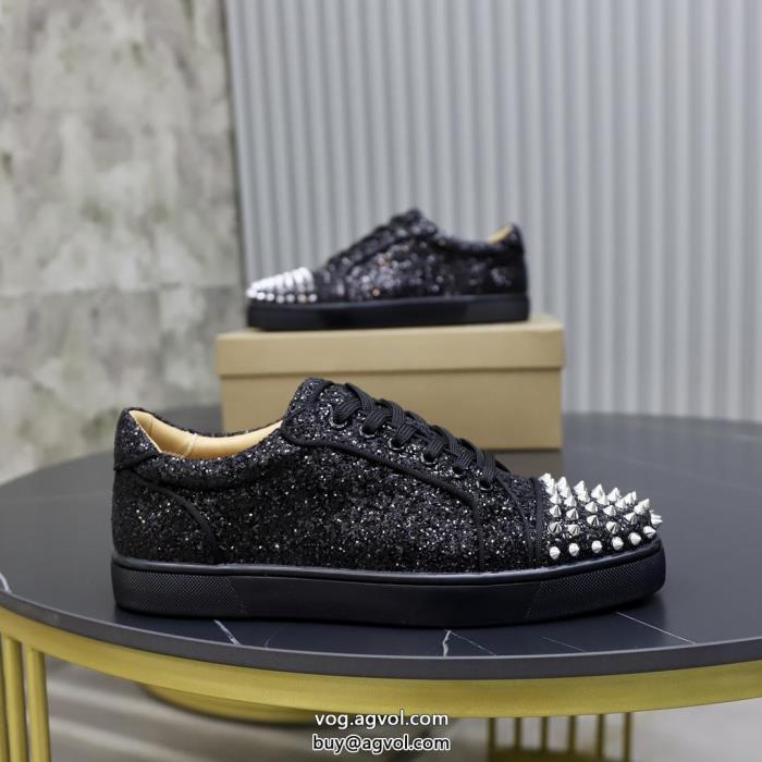 多色 高級感が好評ですカジュアルに着こなし高等材料Christian Louboutinブランド 偽物インポートレザーシューズ_0_2