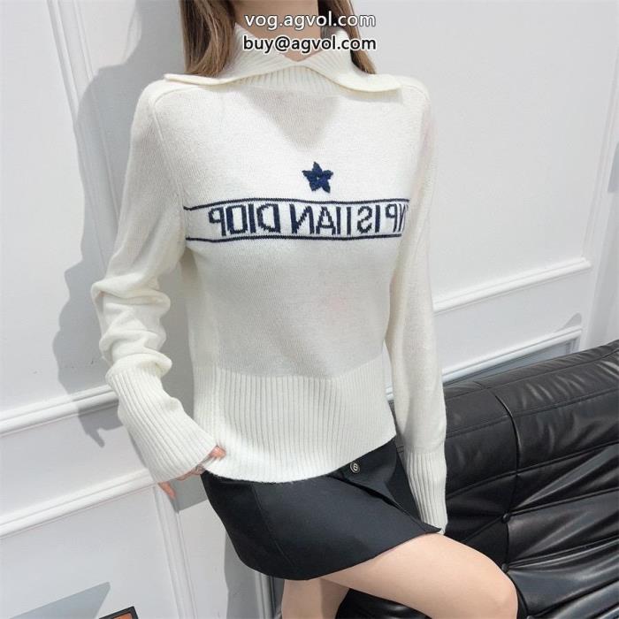 超火新モデル女性用セーターカジュアルで気分爽快男女兼用らしいシルエットスーパー ブランド コピーディオール_0_0