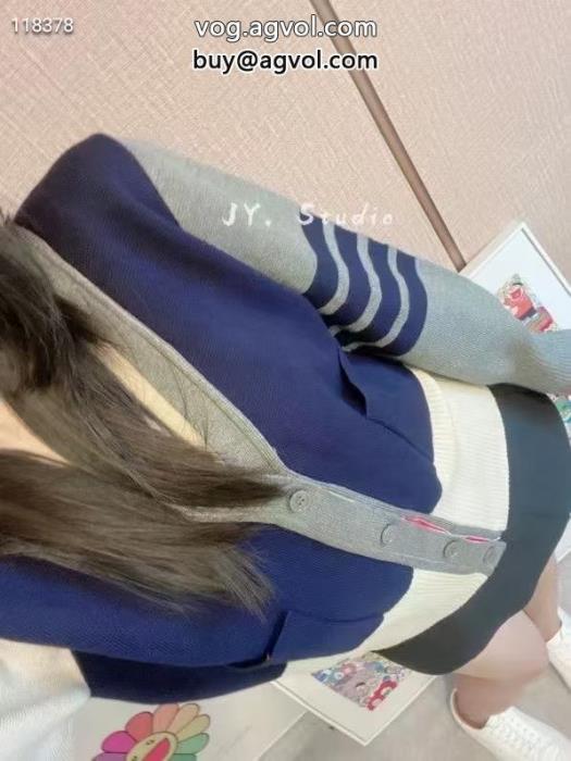 売り切れ間近控えめにしてヘルシーな印象質感が上等女性用セーター偽 ブランド 通販トムブラウン_0_0