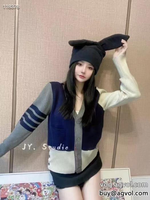 売り切れ間近控えめにしてヘルシーな印象質感が上等女性用セーター偽 ブランド 通販トムブラウン_0_2