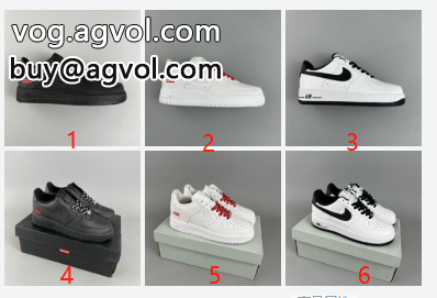 6色可选 Supreme x Nike Air Force  靴高等材料SUPREMEコピー 通販在庫あり即発2022SS秋冬　人気モデル_0_0