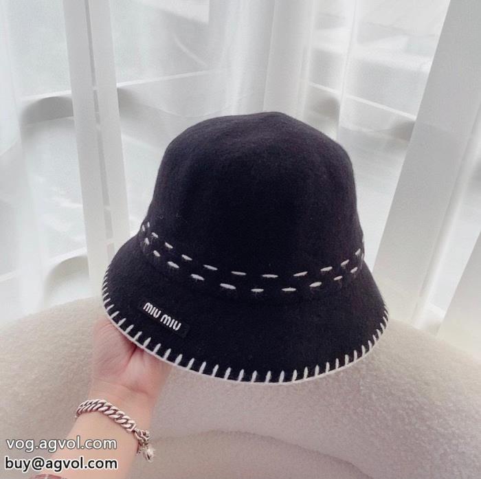 高等材料2022年秋限定 永遠の定番合わせると明るい印象MIUMIUコピー 商品 販売新しい帽子_0_1