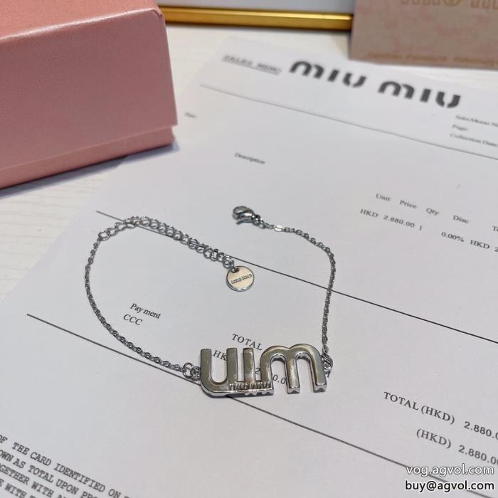 MIUMIU(腕輪)(ネックレス)(ブレスレット)ですコピー ブランド 通販 安心上品さ漂う大人着用可優れた品質_0_3