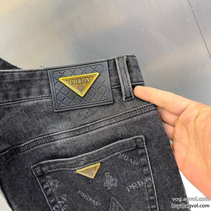 PRADA偽物 ブランド冬の厚手のジーンズ優れた品質大人気　男女兼用期間限定、お得に買うべき_0_3
