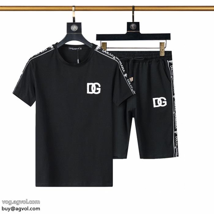 ブランド 激安 上等半袖TシャツセットDolce&Gabbanaおしゃれを楽しむ！完売前に_0_3