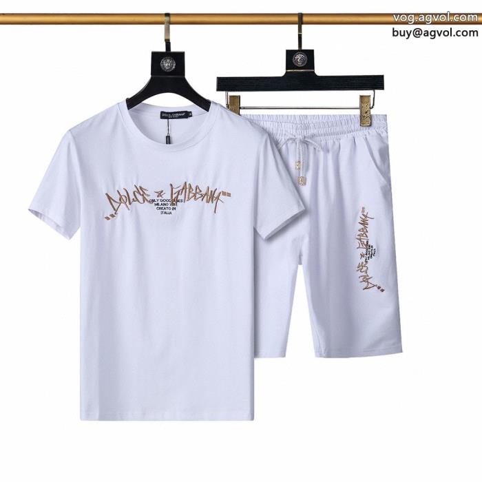 ブランド スーパー コピー 舗半袖Tシャツセット品がよくて値段が安いスタイリッシュなデザイン速達可　新作速乾超軽量Dolce&Gabbana_0_3