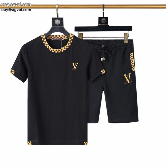 大活躍間違いなしの新着圧倒的な人気半袖Tシャツセット一流ルイ ヴィトンブランド スーパー コピー 舗_0_1