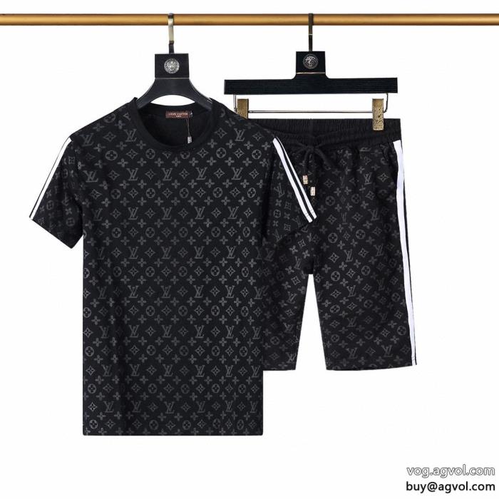 半袖Tシャツセットブランド スーパー コピー 優良LOUIS VUITTON新色入荷今季新作 セールファッション_0_2