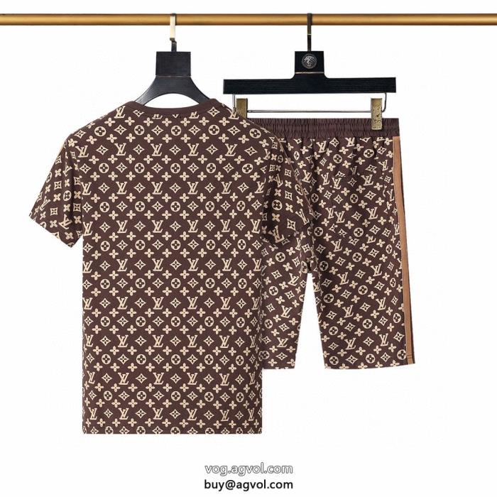 半袖Tシャツセットブランド スーパー コピー 優良LOUIS VUITTON新色入荷今季新作 セールファッション_0_3