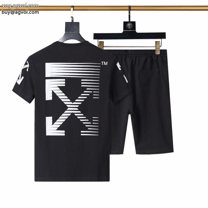 評判が高い半袖Tシャツセットブランド コピー 専門Off-White着まわし抜群カラー愛用ブランド_0_3