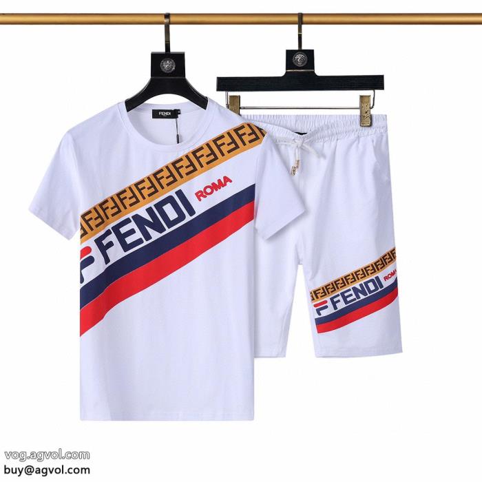 半袖Tシャツセット使い勝手の良いアイドル着用ブランド コピー 着払い上等フェンディ FENDI_0_2