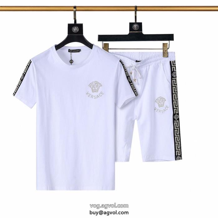 定番人気商品人気アイテムも同時にチェック品がよくて値段が安い半袖TシャツセットヴェルサーチVERSACEスーパー ブランド コピー_0_1