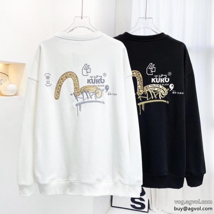 パーカー絶対欲しい手に入る232023最新モデルブランド フェイクEVISU_0_1