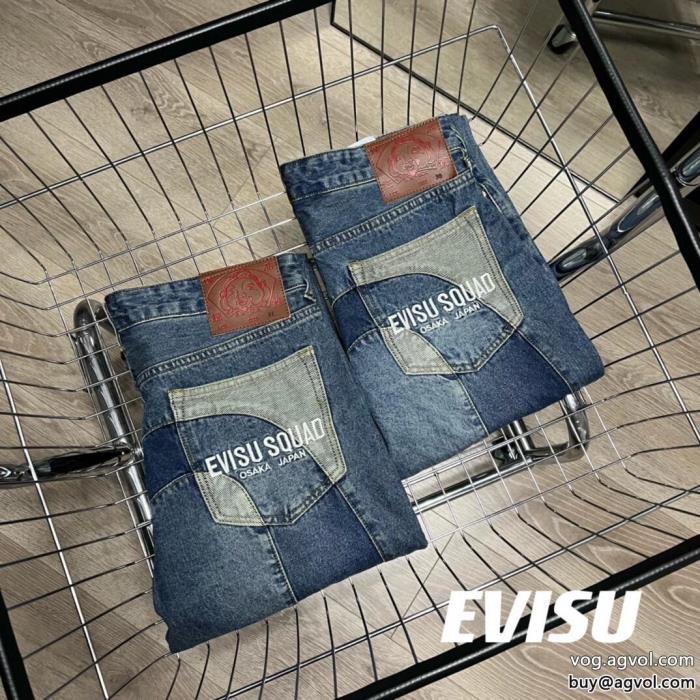 不動の人気2023最新2023のコーディネートに欠せないEVISUブランド コピー 販売 ジーンズ_0_2