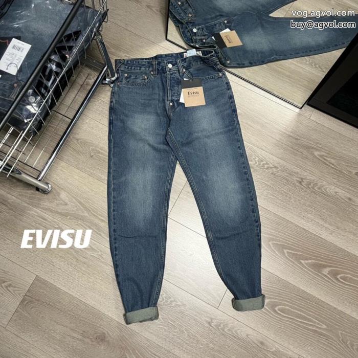 不動の人気2023最新2023のコーディネートに欠せないEVISUブランド コピー 販売 ジーンズ_0_3