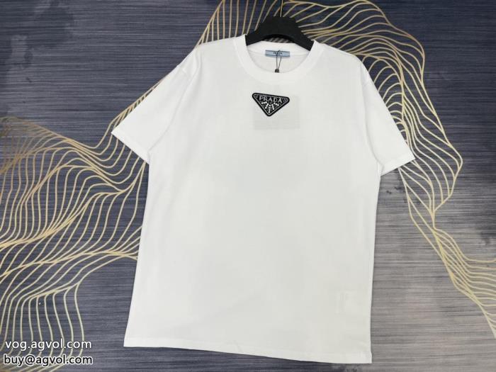 ブランド レプリカTシャツ大胆なカジュアルダウン愛用者がとっても多いPRADA_0_0