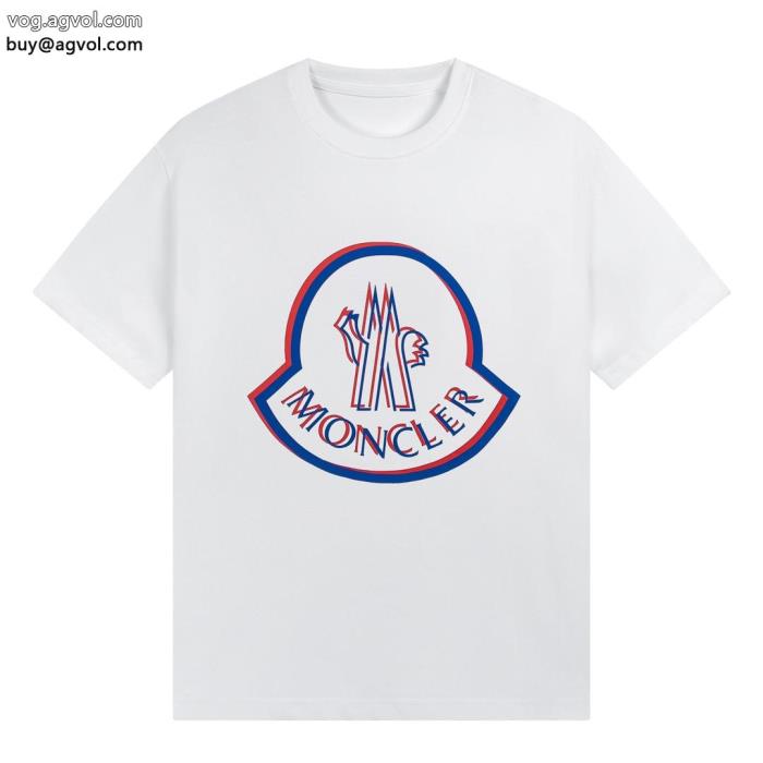 スタイルアップ効果大人っぽいスタイルが完成MONCLERブランド 通販Tシャツ_0_1