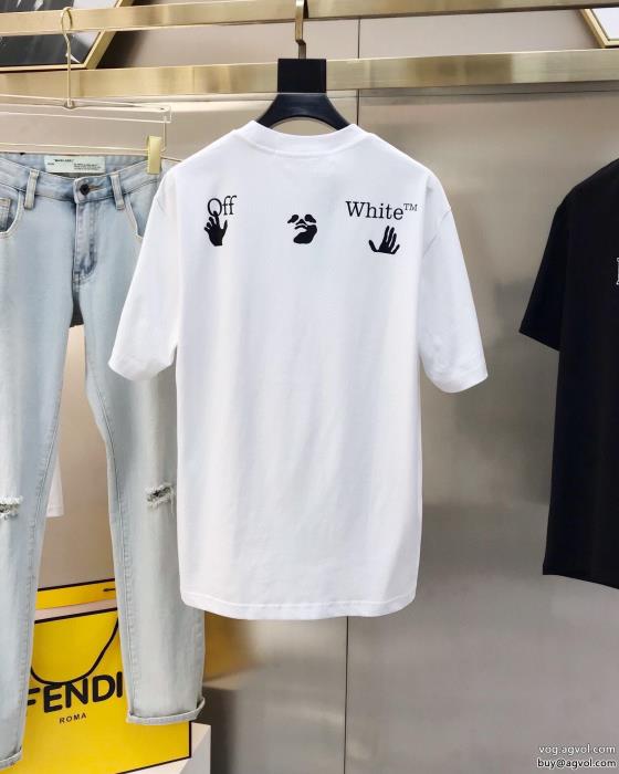 スーパー コピー  オフホワイト冬の必須アイテムを通勤の定番Tシャツ_0_2