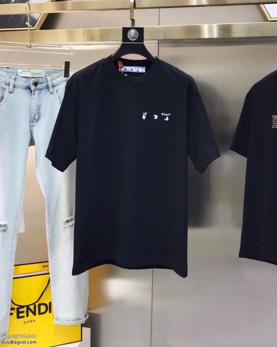 スーパー コピー  オフホワイト冬の必須アイテムを通勤の定番Tシャツ_0_3