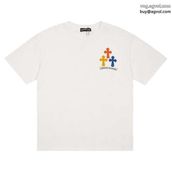 CHROME HEARTSブランド 通販 激安2023のトレンドアイテムシンプルながら切れ味のいいTシャツ_0_1