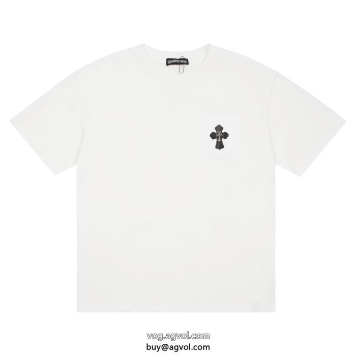 コピー 商品 ブランドTシャツクロムハーツ今季流行りの人気新作通気性と吸汗性に優れ_0_1
