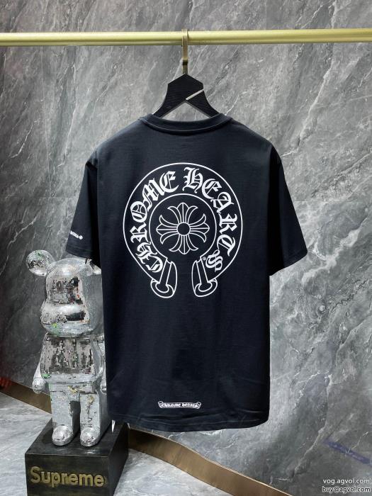 TシャツCHROME HEARTS偽 ブランドきれいめな印象最新で男女兼用にもお勧め_0_3