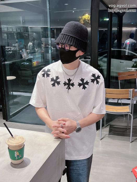 CHROME HEARTSスタイルUP効果あり即日対応Tシャツ偽 ブランド _0_4