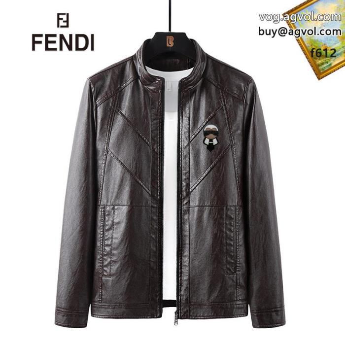very GOOD革のジャケットFENDIコピー 品 販売サラサラの着心地抜け感を出す_0_1