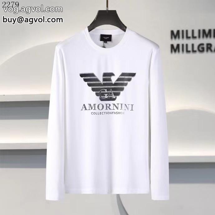 スーパー ブランド コピーARMANI長袖Tシャツ2023トップス最新情報をチェック普段使いにぴったりのデザイン評判が高い_0_1