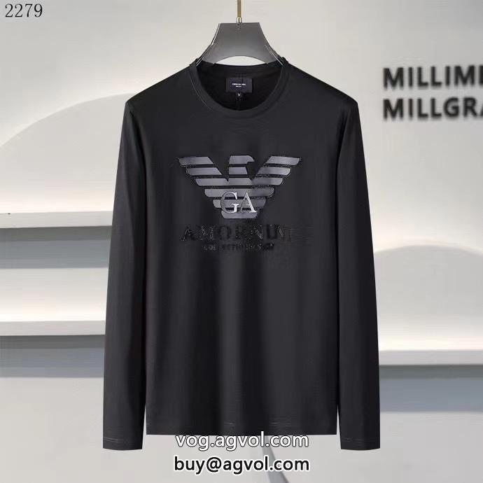 スーパー ブランド コピーARMANI長袖Tシャツ2023トップス最新情報をチェック普段使いにぴったりのデザイン評判が高い_0_2