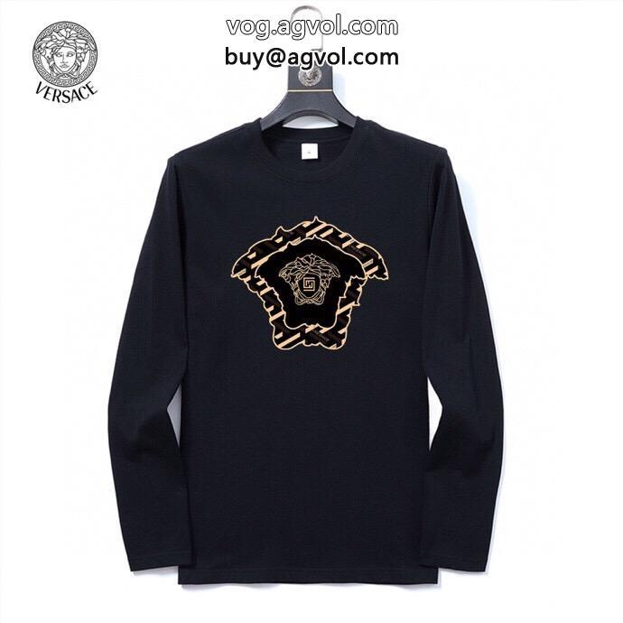 長袖Tシャツブランド コピー上等232023追跡付23AW お早目にVERSACE_0_3