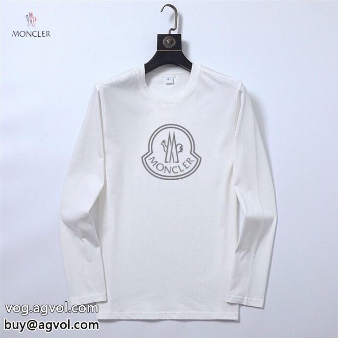 23SS 2023最新作 海外発季節をまたい新作アイテムMONCLER偽 ブランド ファッション長袖Tシャツ_0_1
