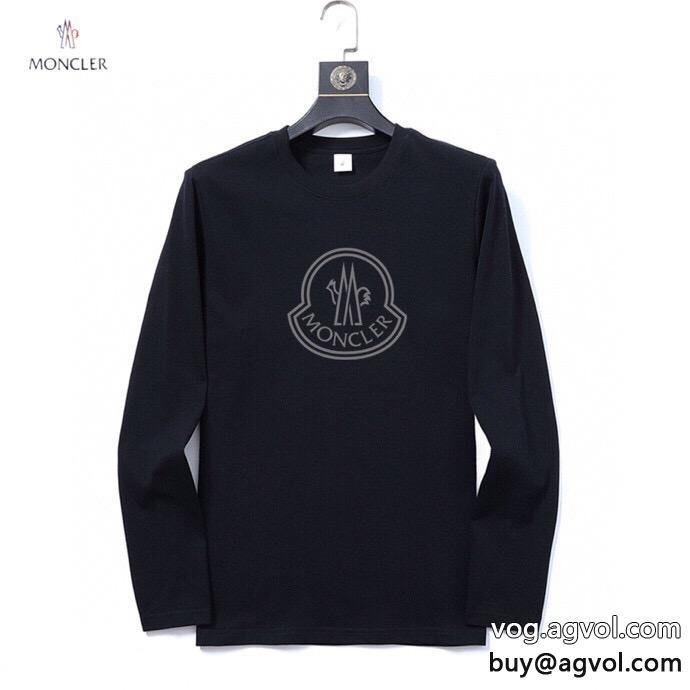 23SS 2023最新作 海外発季節をまたい新作アイテムMONCLER偽 ブランド ファッション長袖Tシャツ_0_2